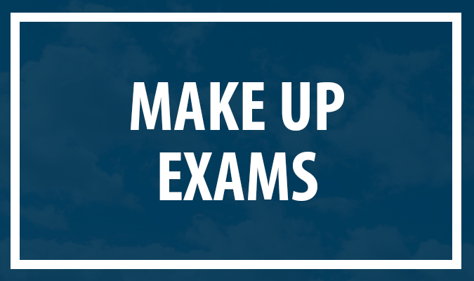 Make-up Exam Schedules for those Absent from Summer Semester Midterms 20203