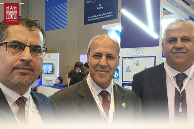 The President of University of Petra Attends the Events of the SOFEX Exhibition
