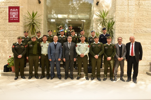 Military Media Visits University of Petra